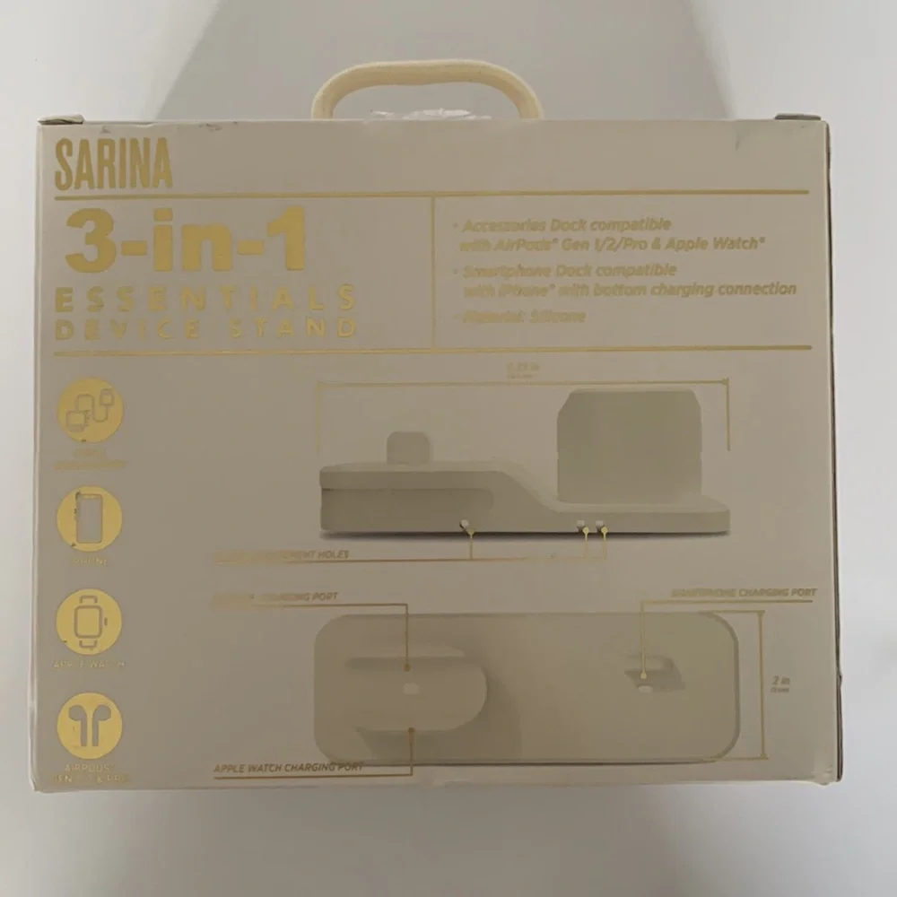 ACCESSORY DOCK FOR AIR PODS, iPhone, APPLE WATCH•NWT